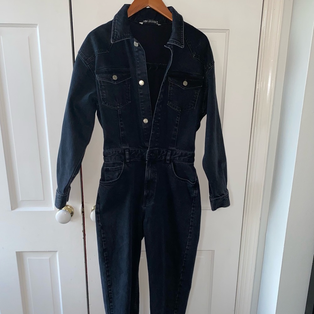Brand New Zara Denim Jumpsuit.